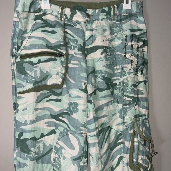 Sugar Lips Lightweight Cargo Pants w/Stud + Tie Details - Picture 5 of 12